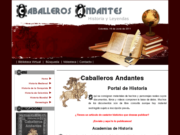 www.caballerosandantes.net