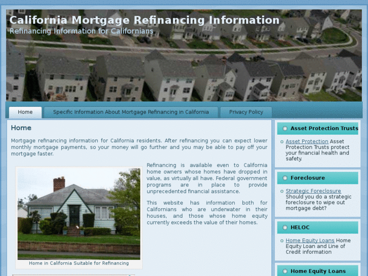 www.californiamortgagerefinancing.org