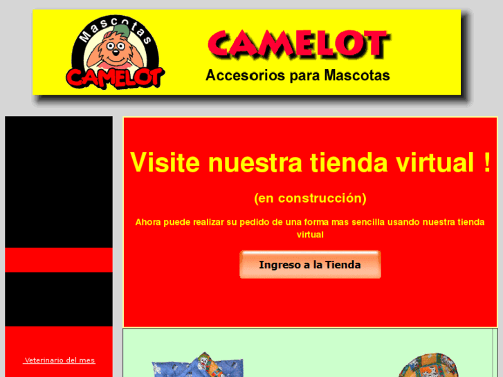 www.camelotmascotas.com