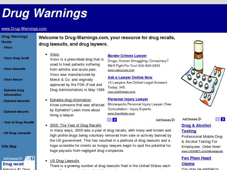 www.drug-warnings.com