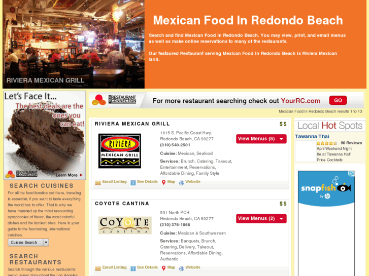 www.mexicanfoodinredondobeach.com