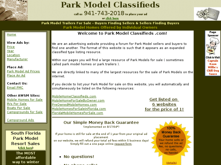 www.parkmodelclassifieds.com