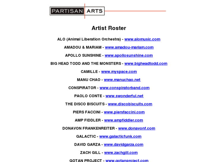 www.partisanarts.com