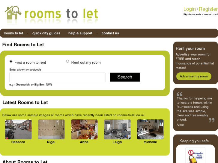 www.rooms-to-let.co.uk