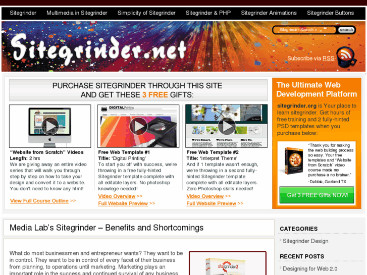 www.sitegrinder.net