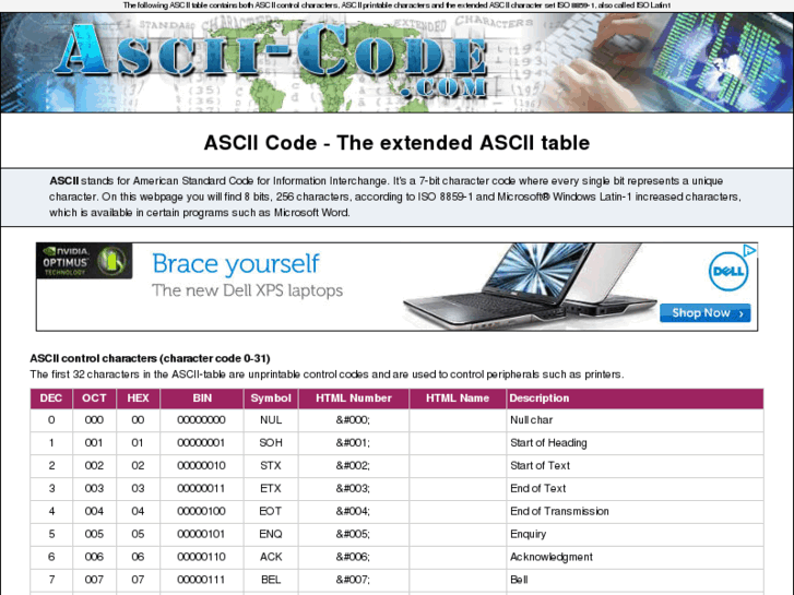 www.ascii-code.com