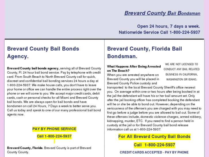 www.brevardcountybailbondsman.com