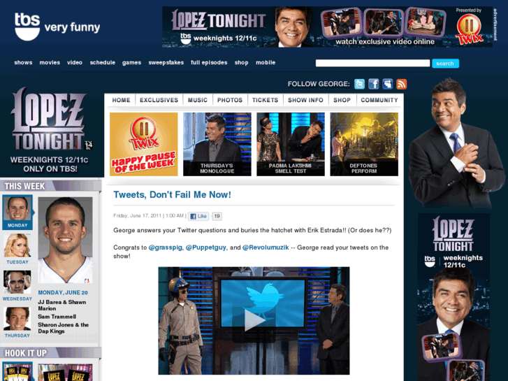 www.georgelopeztonight.com