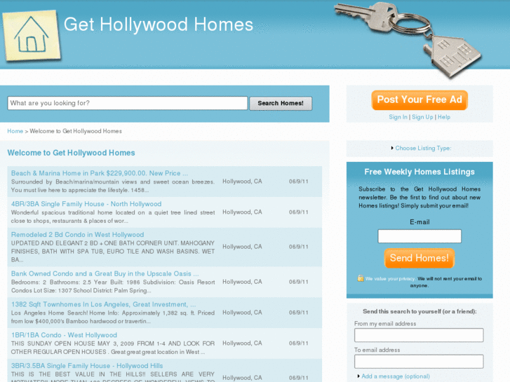 www.gethollywoodhomes.com