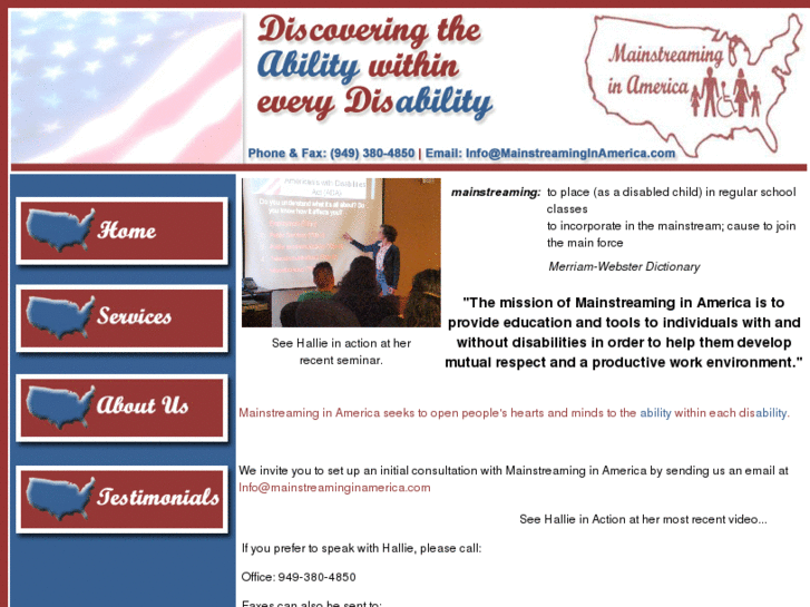 www.mainstreamingdisabilityawareness.com