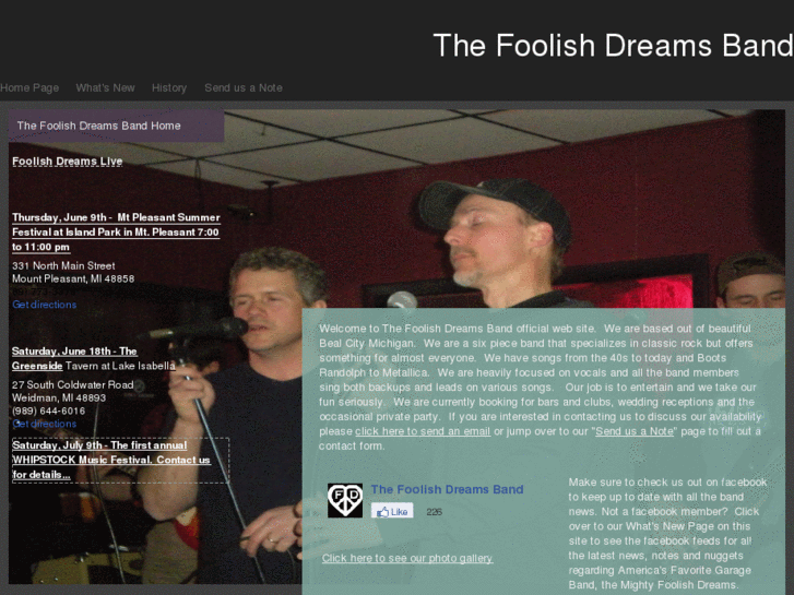 www.thefoolishdreamsband.com