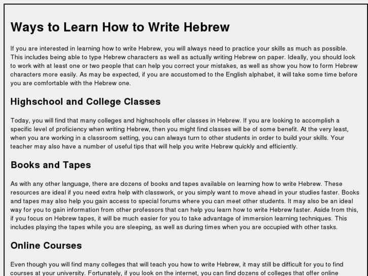 www.write-hebrew.com