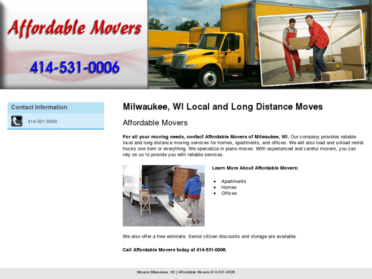 www.affordablemoversmilwaukee.com