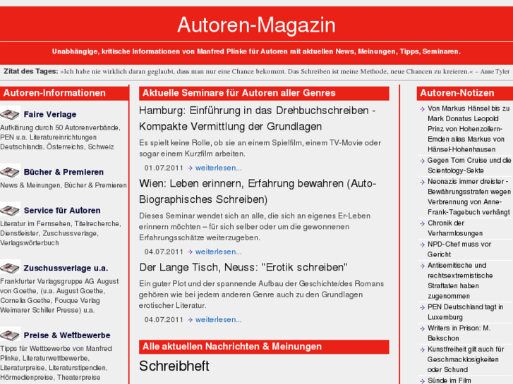 www.autoren-magazin.de