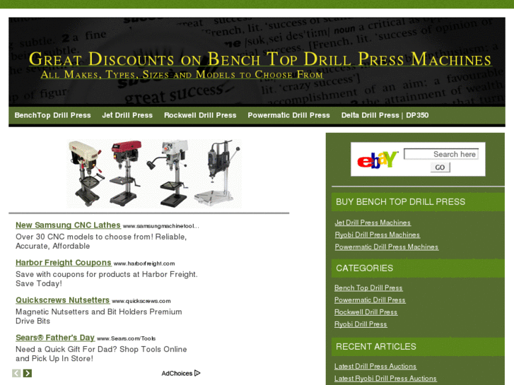 www.benchtopdrillpressshop.com