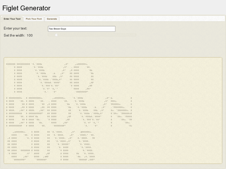 www.figletgenerator.com