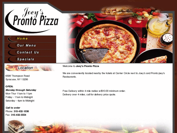 www.joeysprontopizza.com