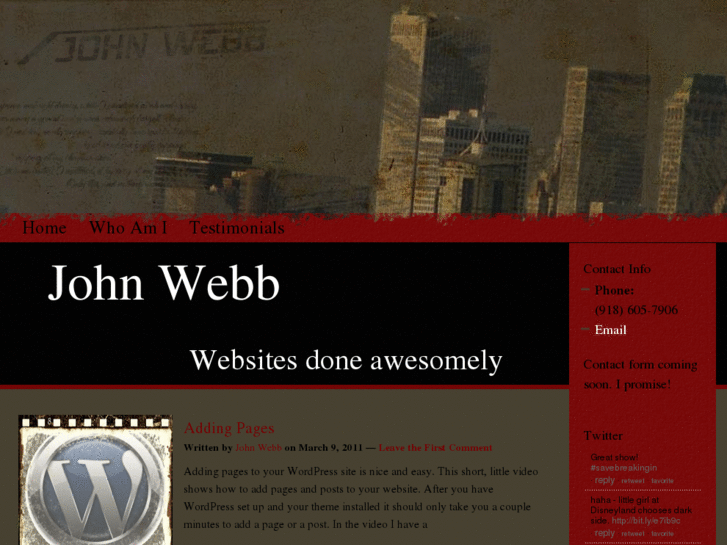 www.johnwebb.info