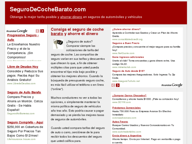 www.segurodecochebarato.com