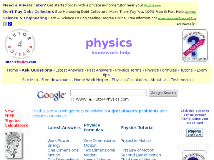 www.tutor4physics.com