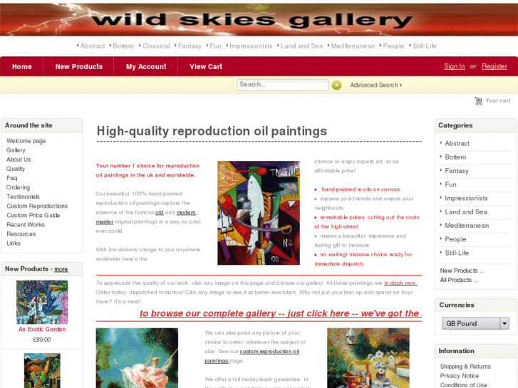 www.wildskiesgallery.com