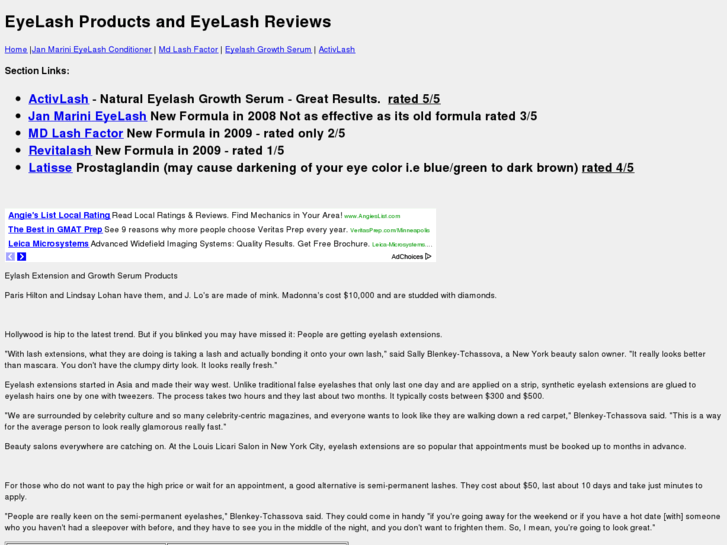 www.eyelashreviews.com