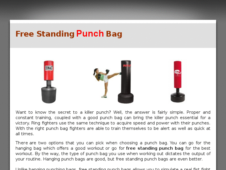 www.freestandingpunchbag.com