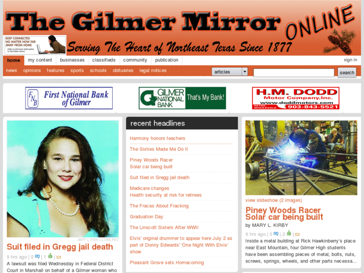 www.gilmermirror.com