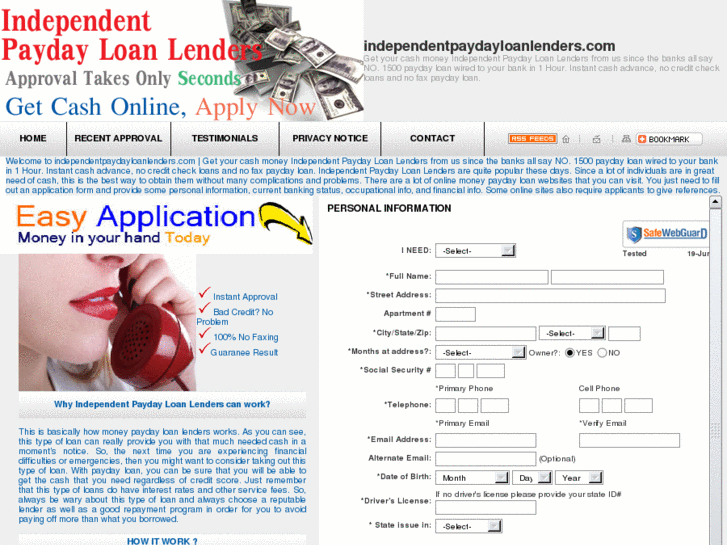 www.independentpaydayloanlenders.com