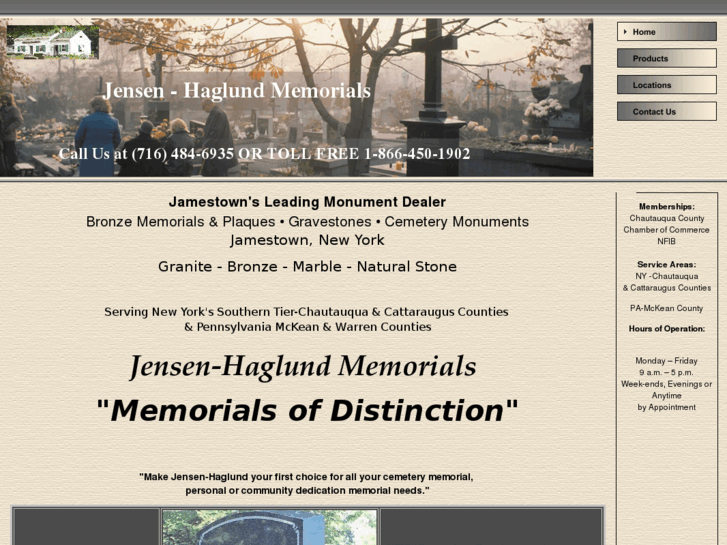 www.jensen-haglundmemorials.com