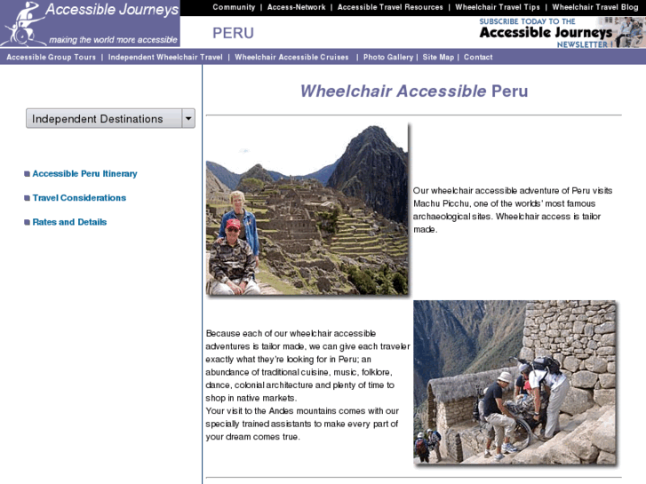www.accessible-peru.com