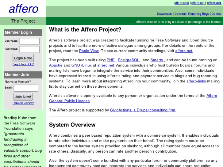 www.affero.org