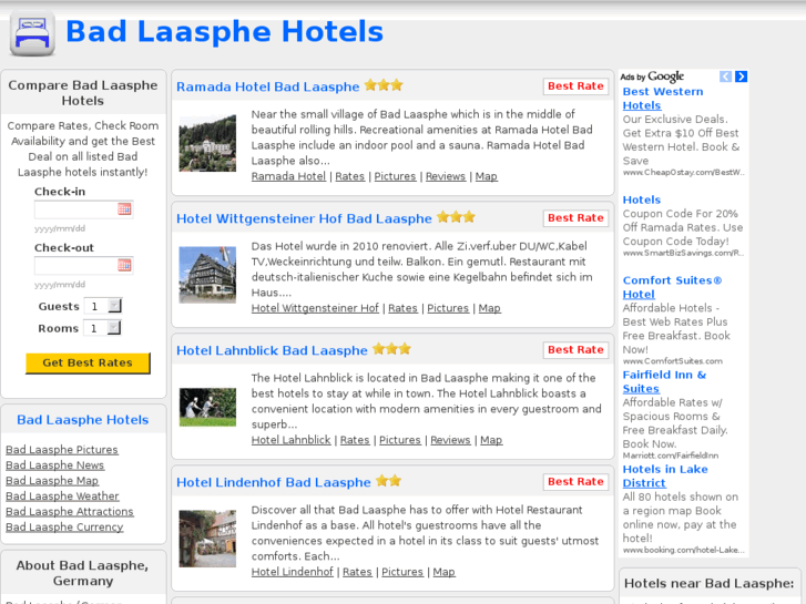 www.badlaasphehotels.com