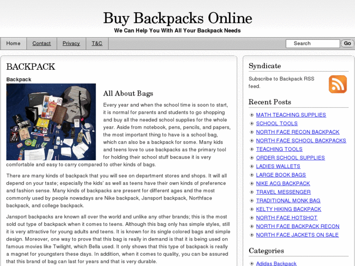 www.beginnersbackpack.com