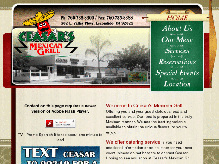 www.caesarsmexicangrill.com