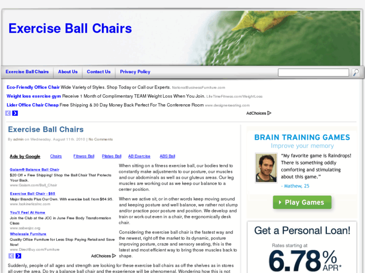 www.exerciseballchairs.org