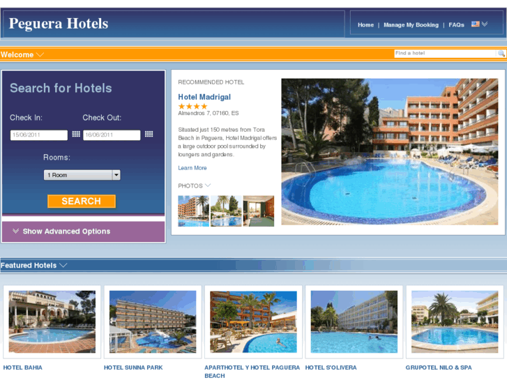 www.peguerahotels.com