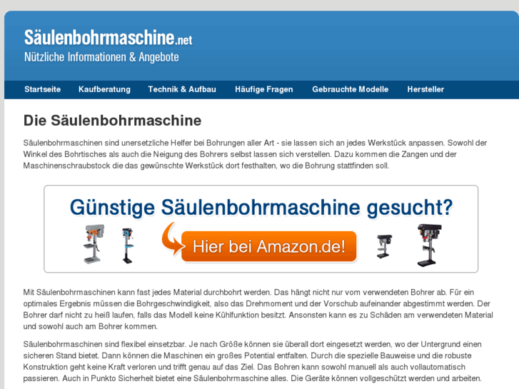 www.saeulenbohrmaschine.net