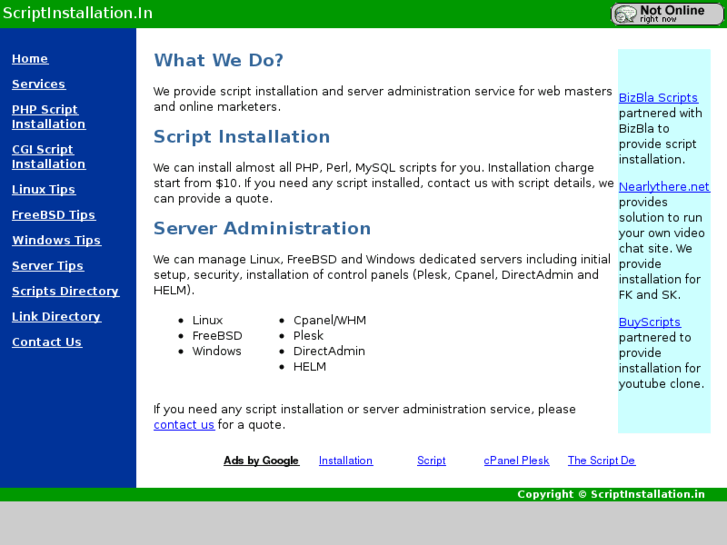 www.scriptinstallation.in