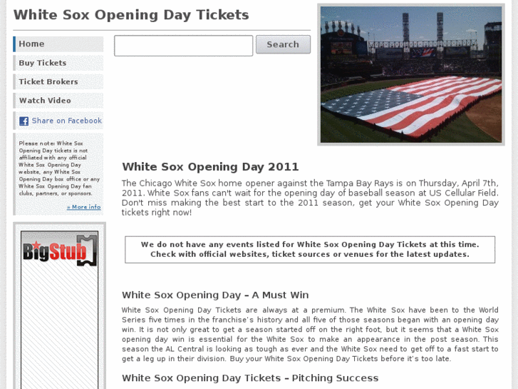 www.whitesoxopeningday.net