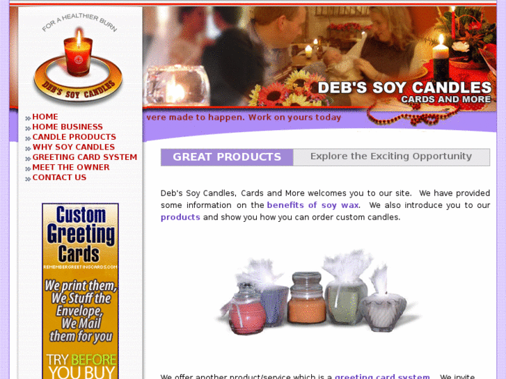 www.debssoycandlescardsandmore.com