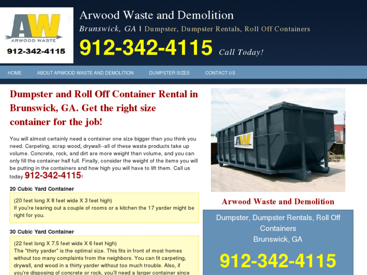 www.dumpsterrentalbrunswickga.com