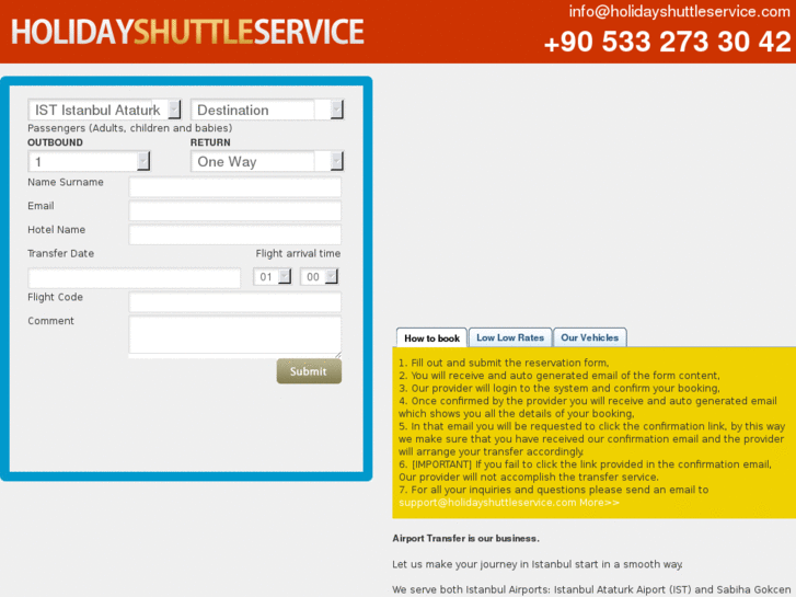 www.holidayshuttleservice.com