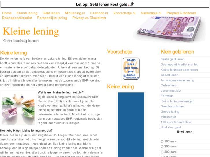 www.kleine-lening.nl