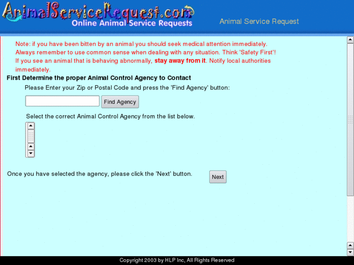 www.animalservicerequest.com