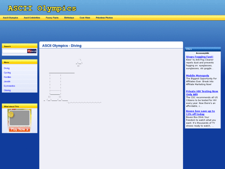 www.asciiolympics.com