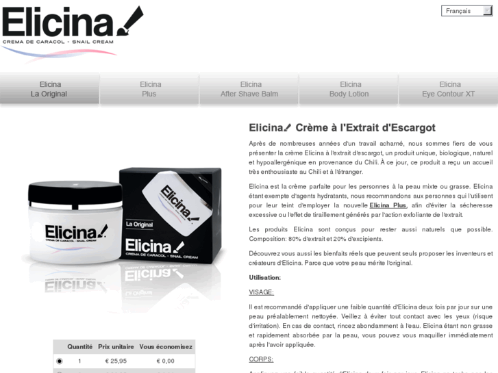 www.elicinacream.eu