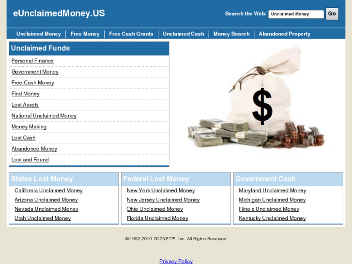 www.eunclaimedmoney.us