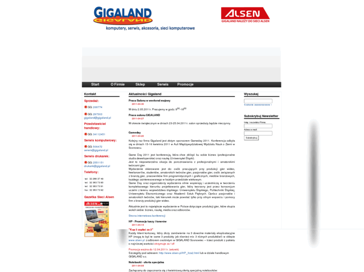 www.gigaland.pl