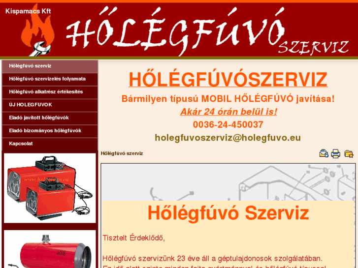 www.holegfuvoszerviz.hu